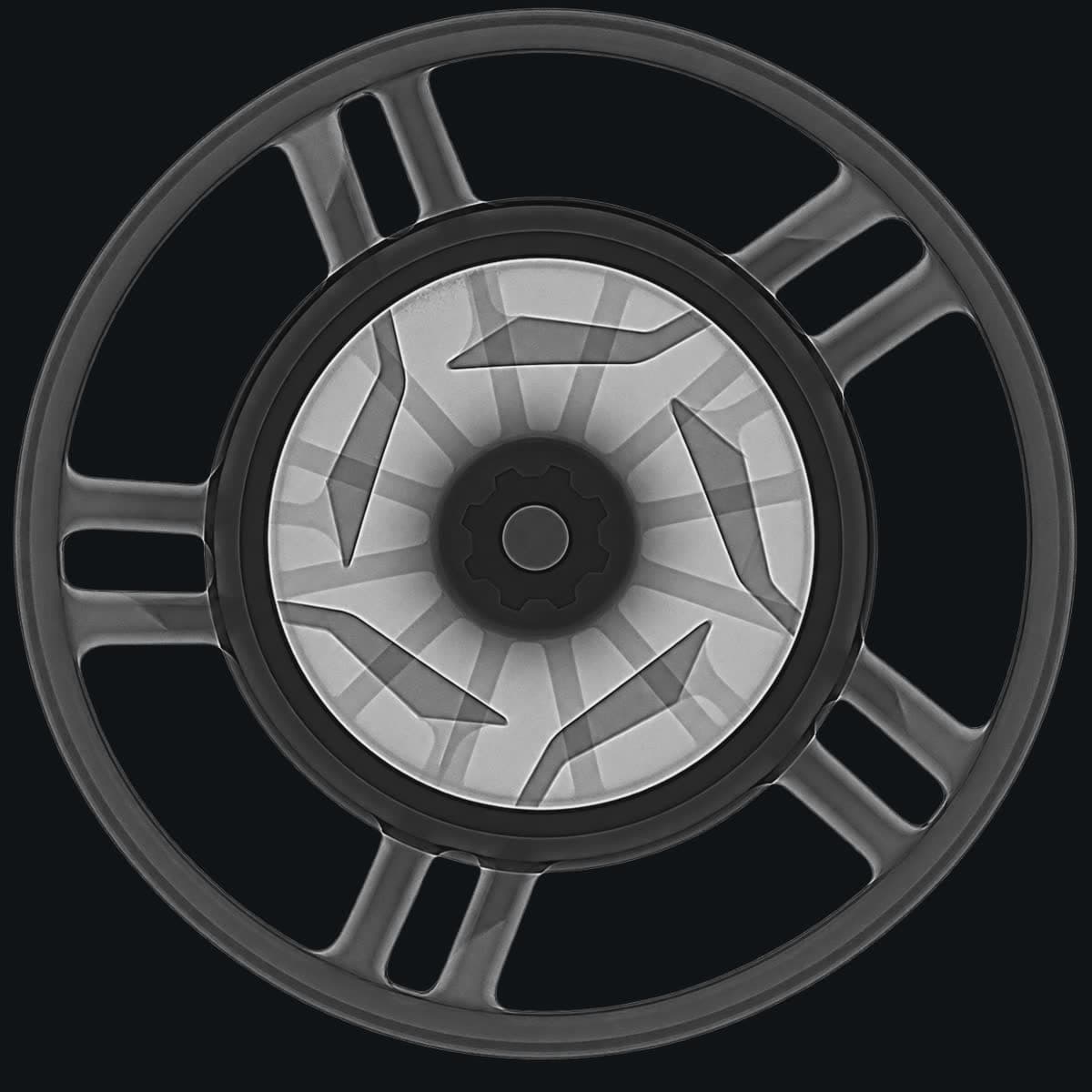 Alloy wheel — porosity mapping